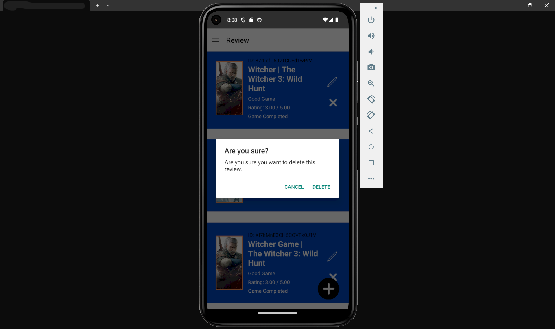 Game Review App Screenshot 6