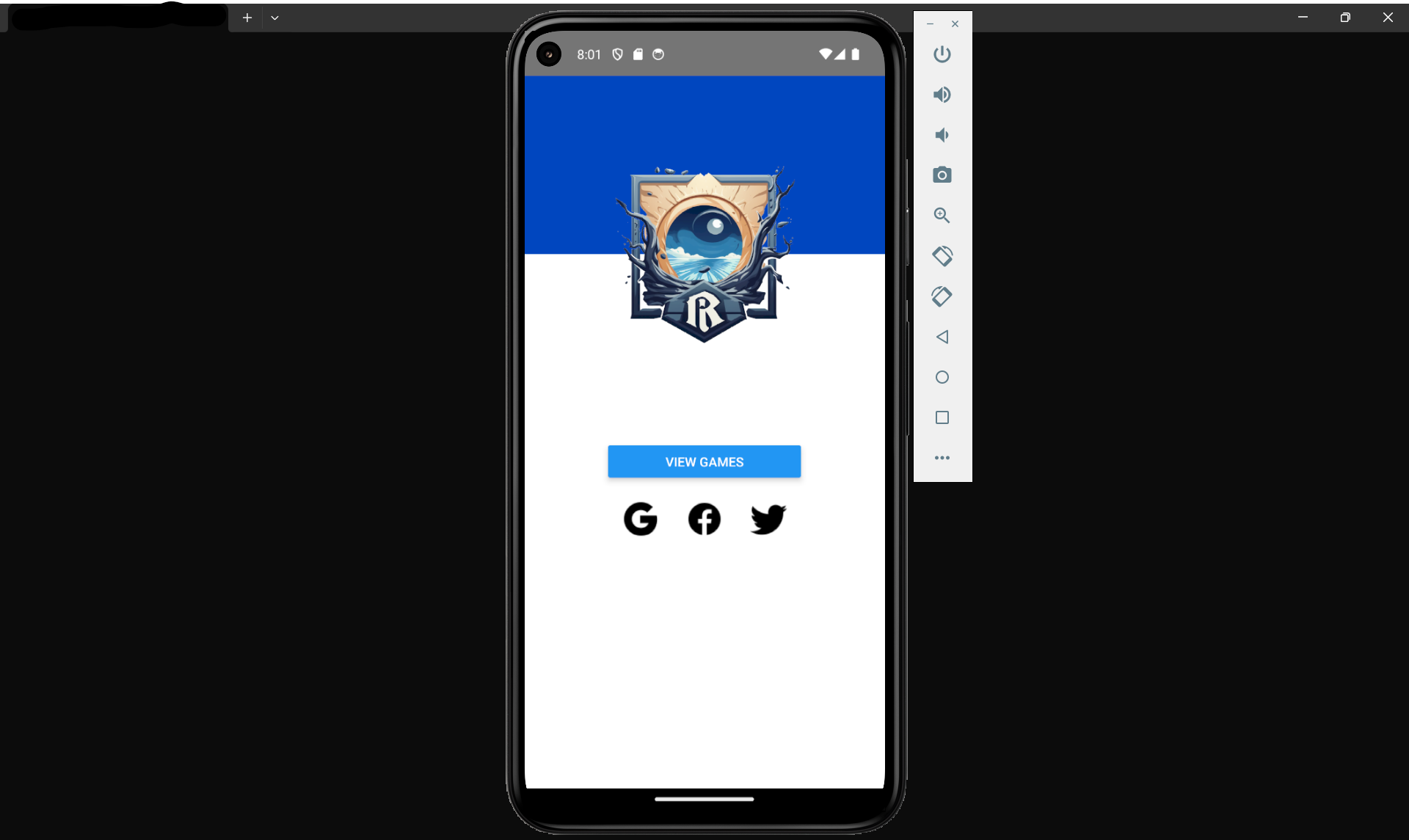 Game Review App Screenshot